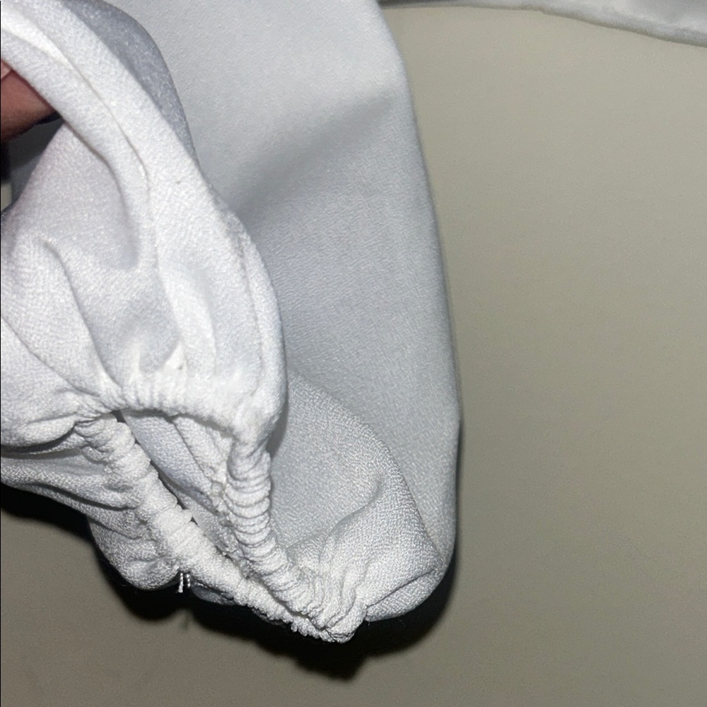 500.  Princess Polly Ariah Long Sleeve Top white size 0 - Picture 6 of 6
